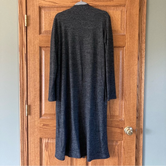 Agnes & Dora Dark Gray Blend Long Open Cardigan Large - Picture 2 of 6